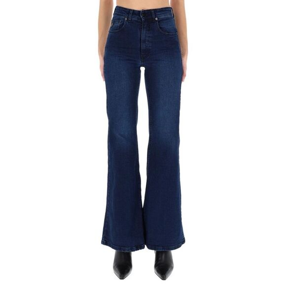 LOIS Women's High-Waisted Flare Jeans Women BLACK Pants